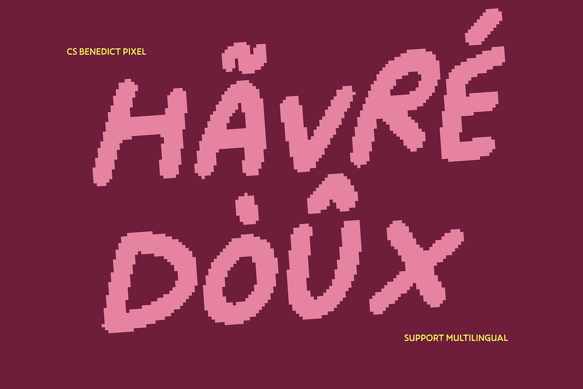 CS Benedict Pixel, a Handwritten Font by Craft Supply Co. (Photo 7 of 8)
