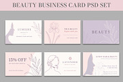 Beauty Business Card PSD Template, a Business Card Template by Elena Naumchenkova (Thumbnail 2 of 3)