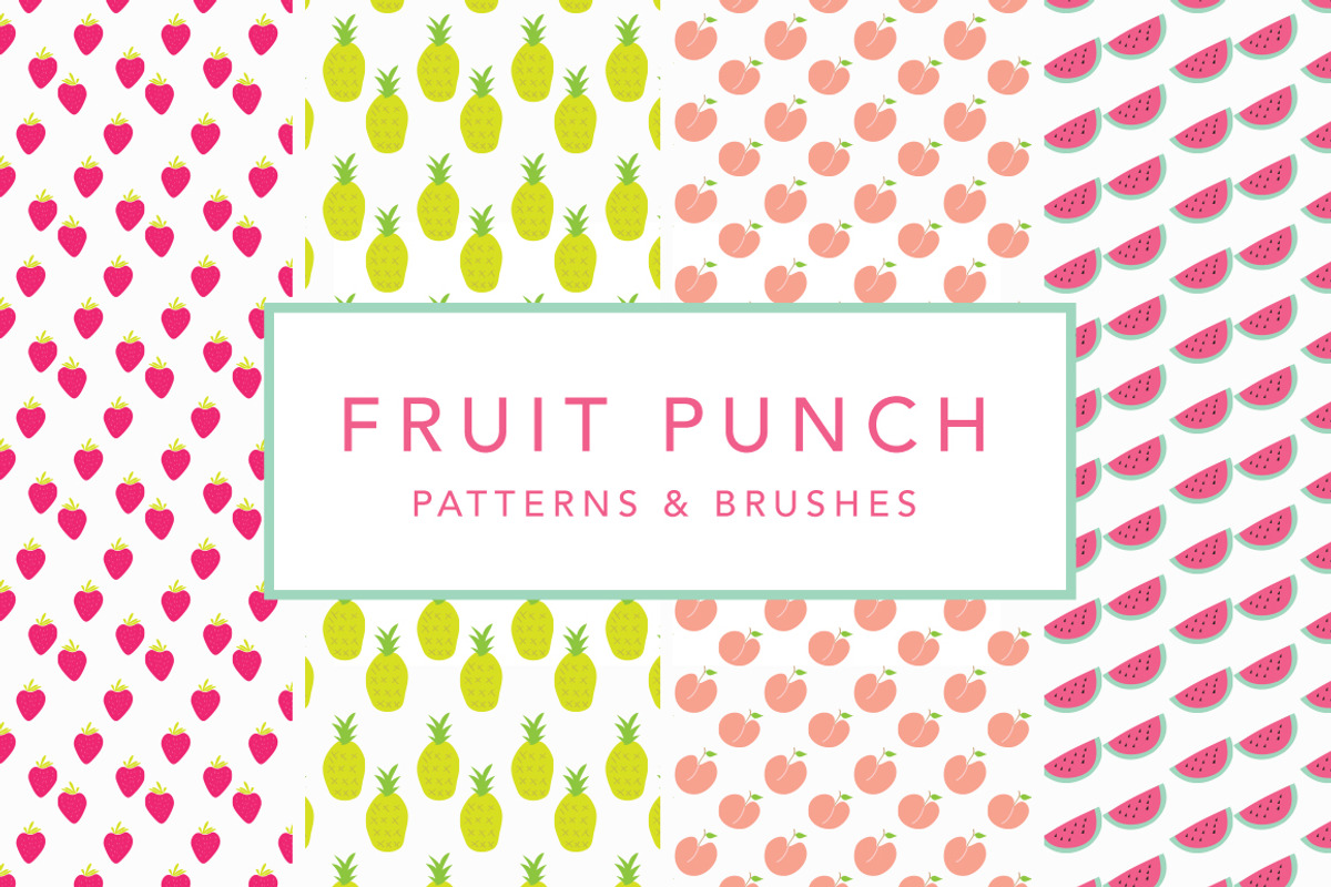 Fruit Punch Patterns & Brushes