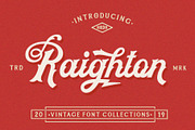 Raighton Font Collections!, a Script Font by HRDR (Thumbnail 1 of 12)