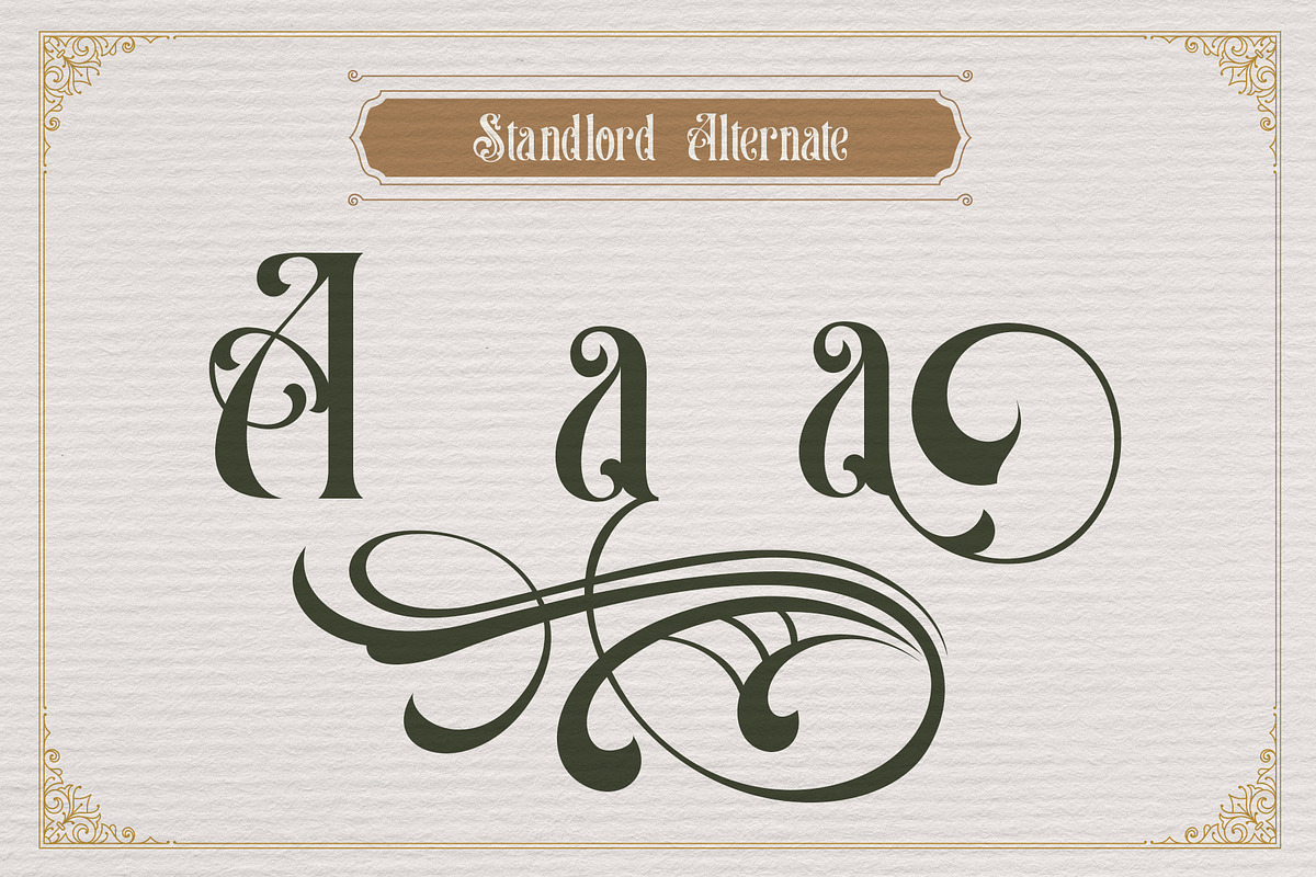 Standlord, a Serif Font by Burntilldead (Photo 8 of 10)