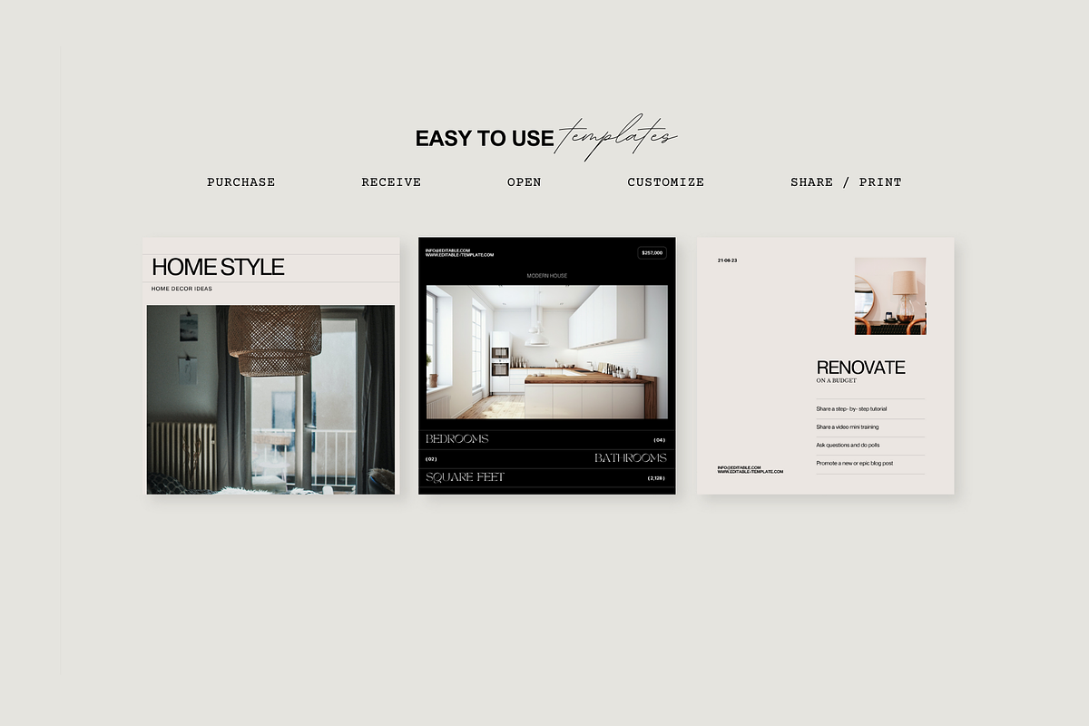 Real Estate Instagram  Templates, a Social Media Template by Prapti Design (Photo 6 of 14)