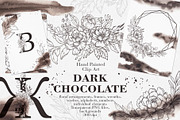Dark Chocolate Graphic Set, a Decorative Illustration by Elly Studio (Thumbnail 1 of 16)