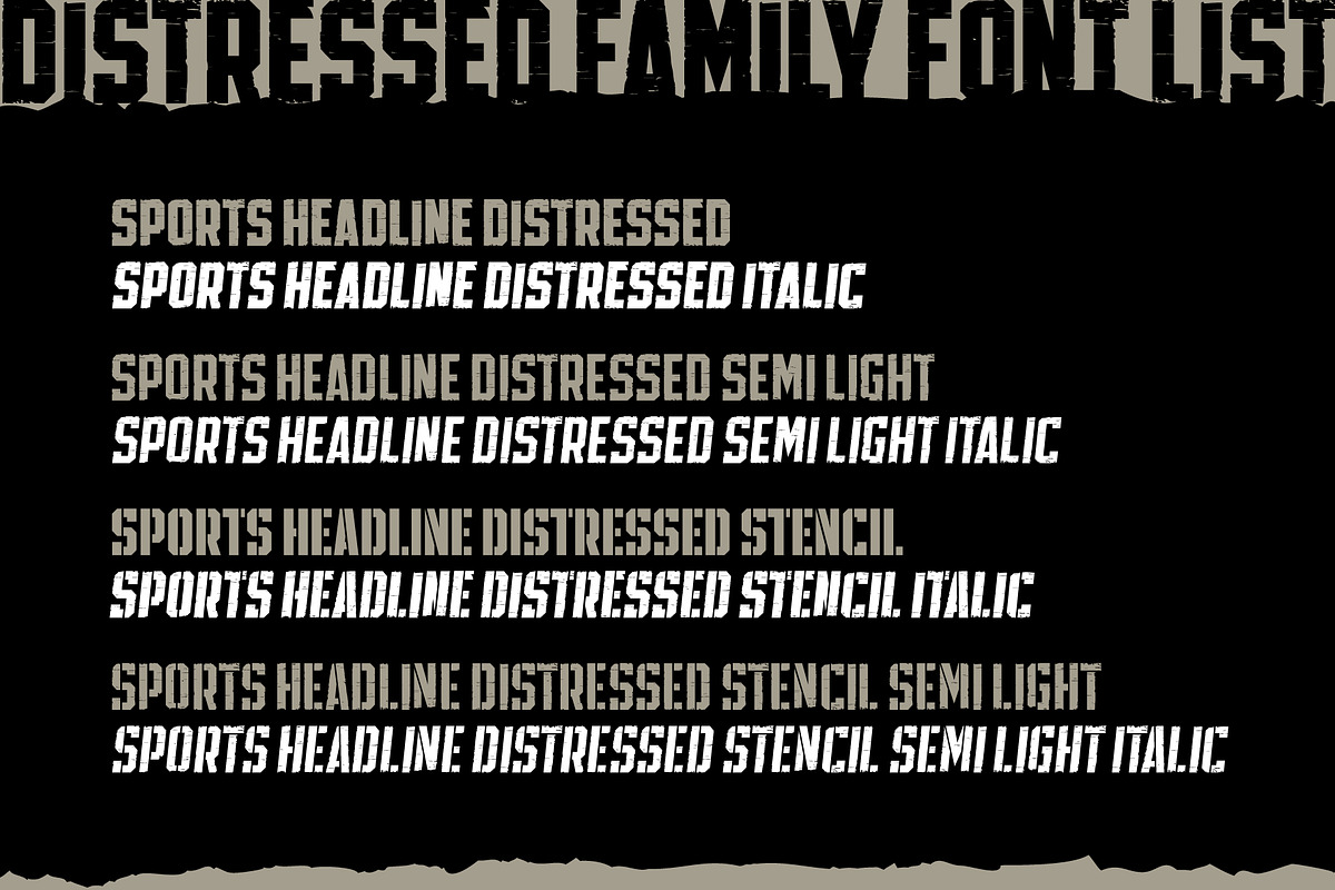 SPORTS HEADLINE FONT BUNDLE, a Sans Serif Font by Alphabet Agency (Photo 11 of 11)