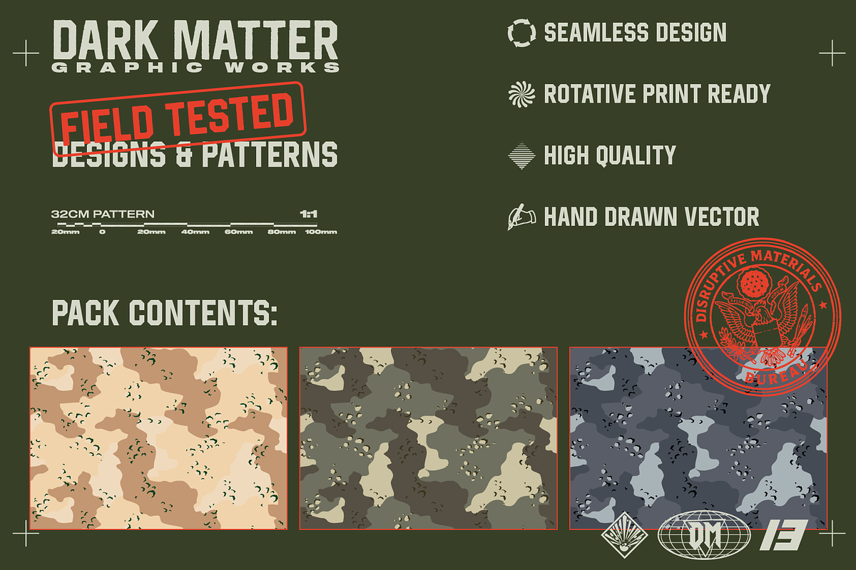 Desert Fox Camo Seamless Pattern, a Pattern Graphic by darkmatter_graphicworks (Photo 2 of 3)