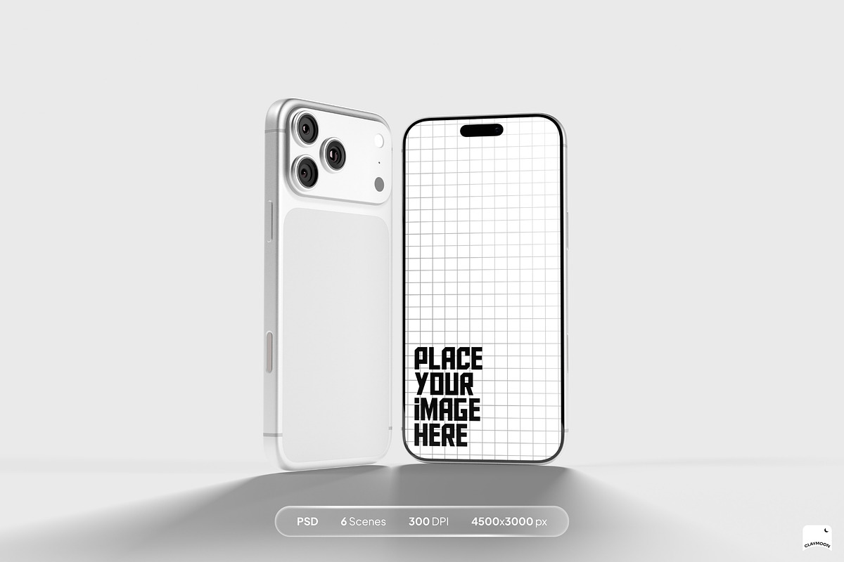 iPhone 17 Pro Mockup 6 Scenes, an iPhone Mockup by Claymoon Lab (Photo 11 of 13)