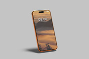 iPhone 17 Pro Max Mockup - 10 Scenes, an iPhone Mockup by Graphiculon (Thumbnail 3 of 11)