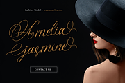 Amanda Calligraphy, a Script Font by RockboyStd (Thumbnail 7 of 12)