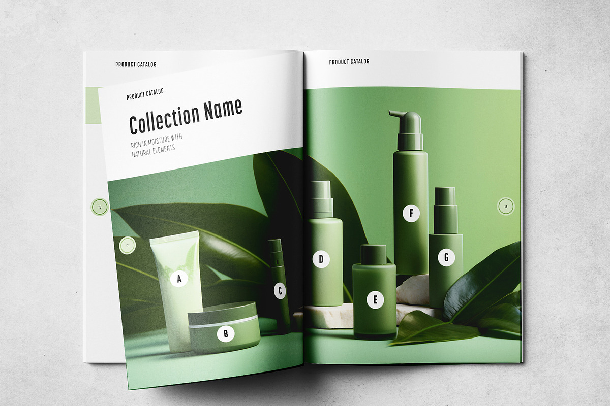Natural Cosmetics Product Catalog, a Brochure Template by Grkic Creative (Photo 10 of 13)