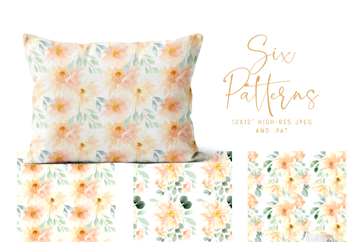Peach and Cream Dahlias, an Illustration by Kim Thoa Designs (Photo 9 of 14)