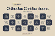 Orthodox Christian Icons, an Outline Icon by Prosymbols (Thumbnail 1 of 8)