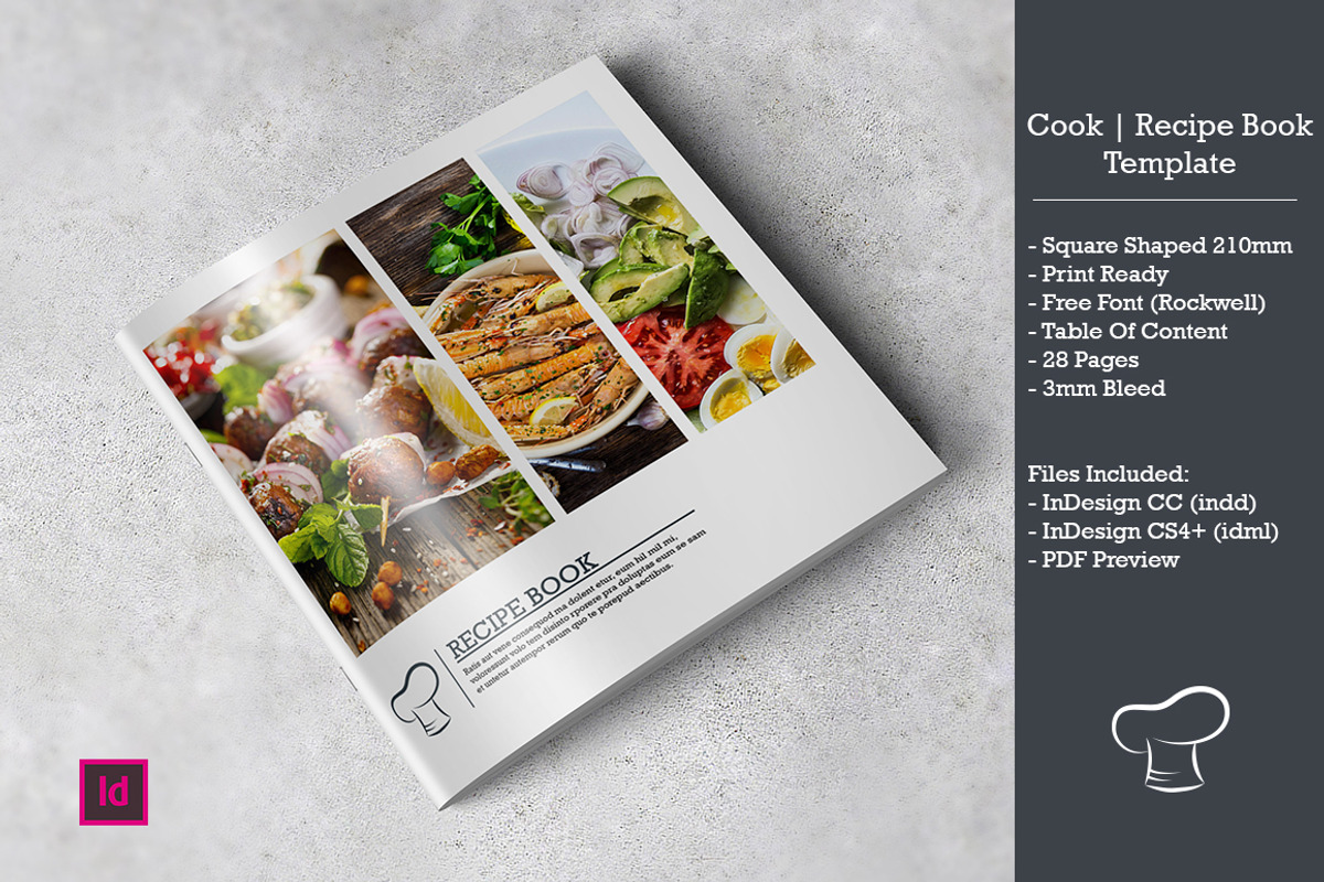 Recipe Cook Book Template, a Brochure Template by Machel Design (Photo 1 of 10)