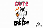 Vintage Halloween Raccoon PNG Bundle, an Illustration by Dream Creation (Thumbnail 5 of 16)