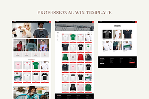 WIX Website Template Sonata