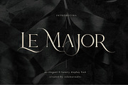 Le Major | Display Serif Font, a Serif Font by Calamar Studio (Thumbnail 1 of 15)
