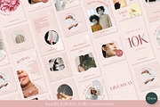 Pink Skincare Instagram Creator Kit, a Social Media Template by Clairee Design Studio (Thumbnail 6 of 7)