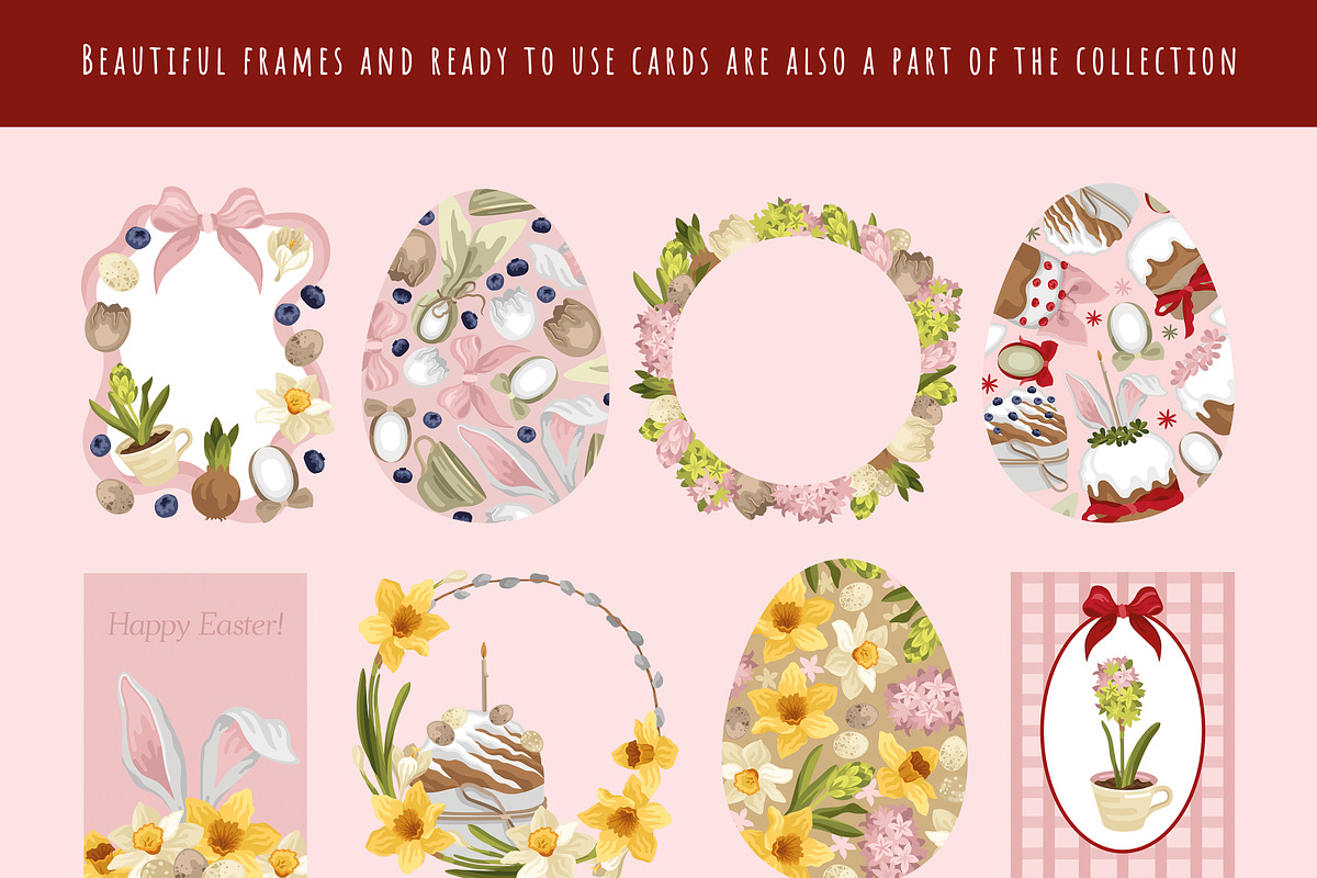 Blooming Spring Easter Collection, a Seasonal Illustration by Nataly_is_Drawing (Photo 5 of 9)