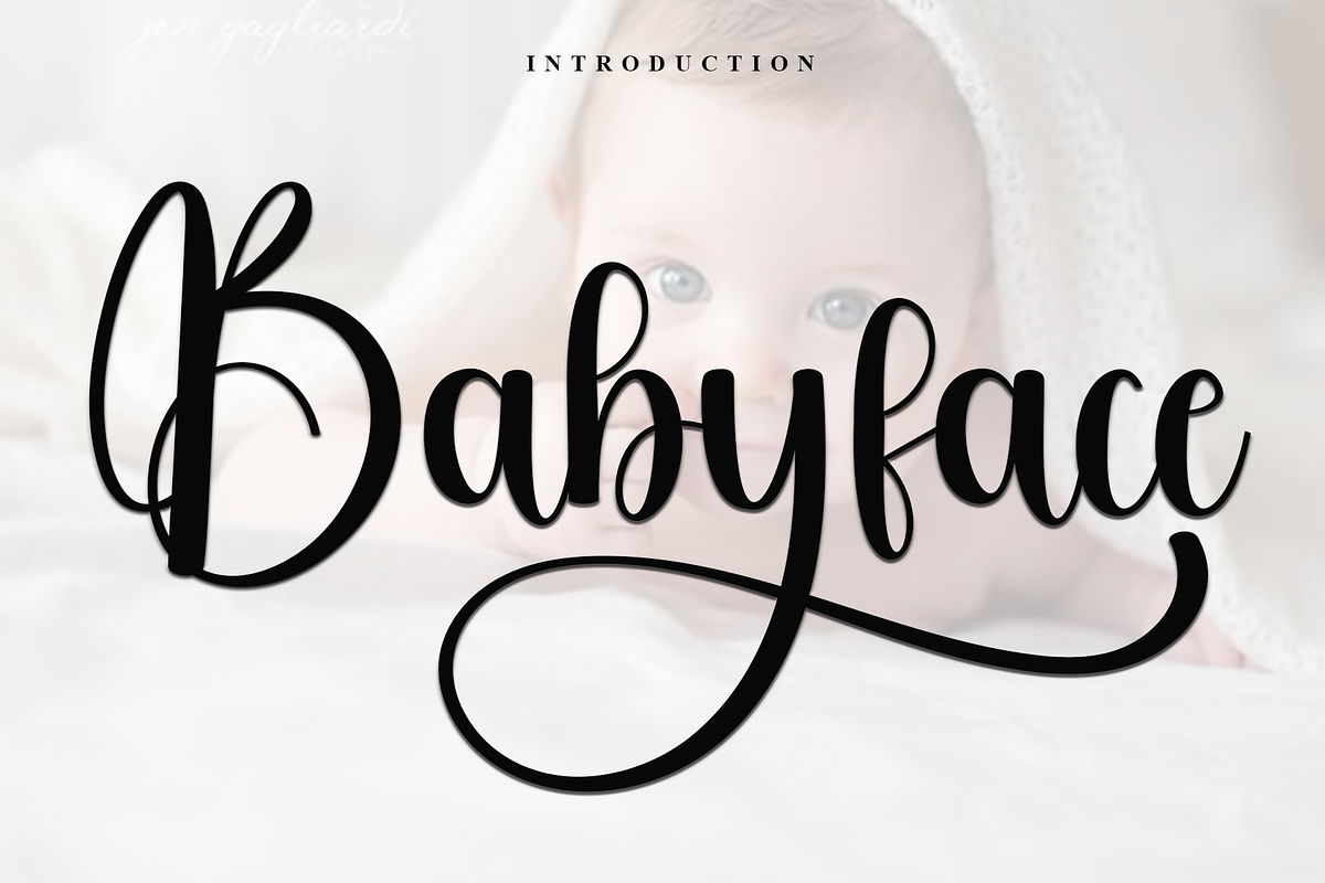 Babyface, a Handwritten Font by FreshTypeINK (Photo 1 of 9)