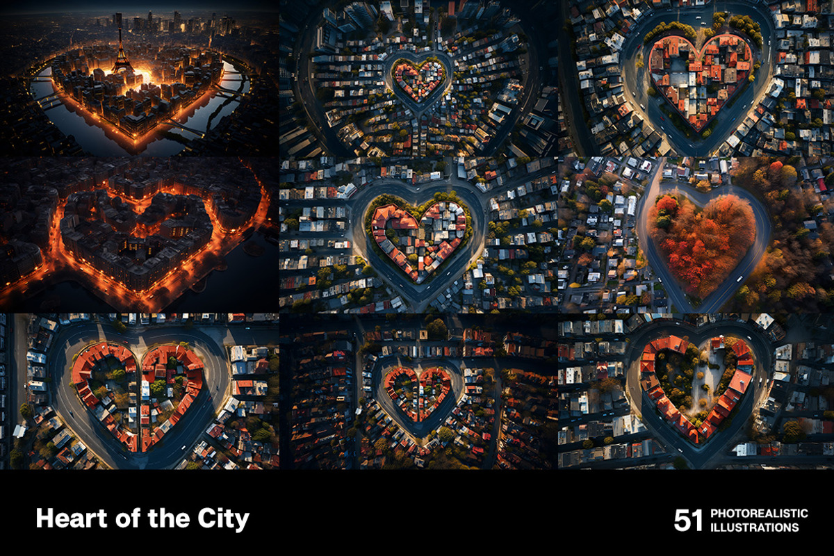 Heart of the City - 51 images, an Object Illustration by Handmadefont (Photo 6 of 14)