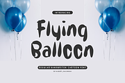 Flying Balloon Font, a Handwritten Font by albert_kalingga (Thumbnail 1 of 5)