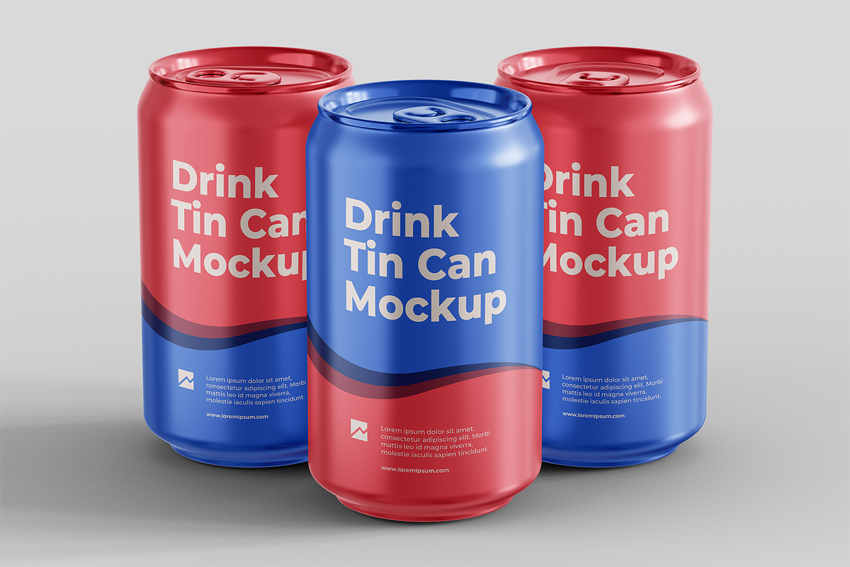 Drink Tin Can Mockup, a Packaging Mockup by Muhazdinata (Photo 5 of 8)