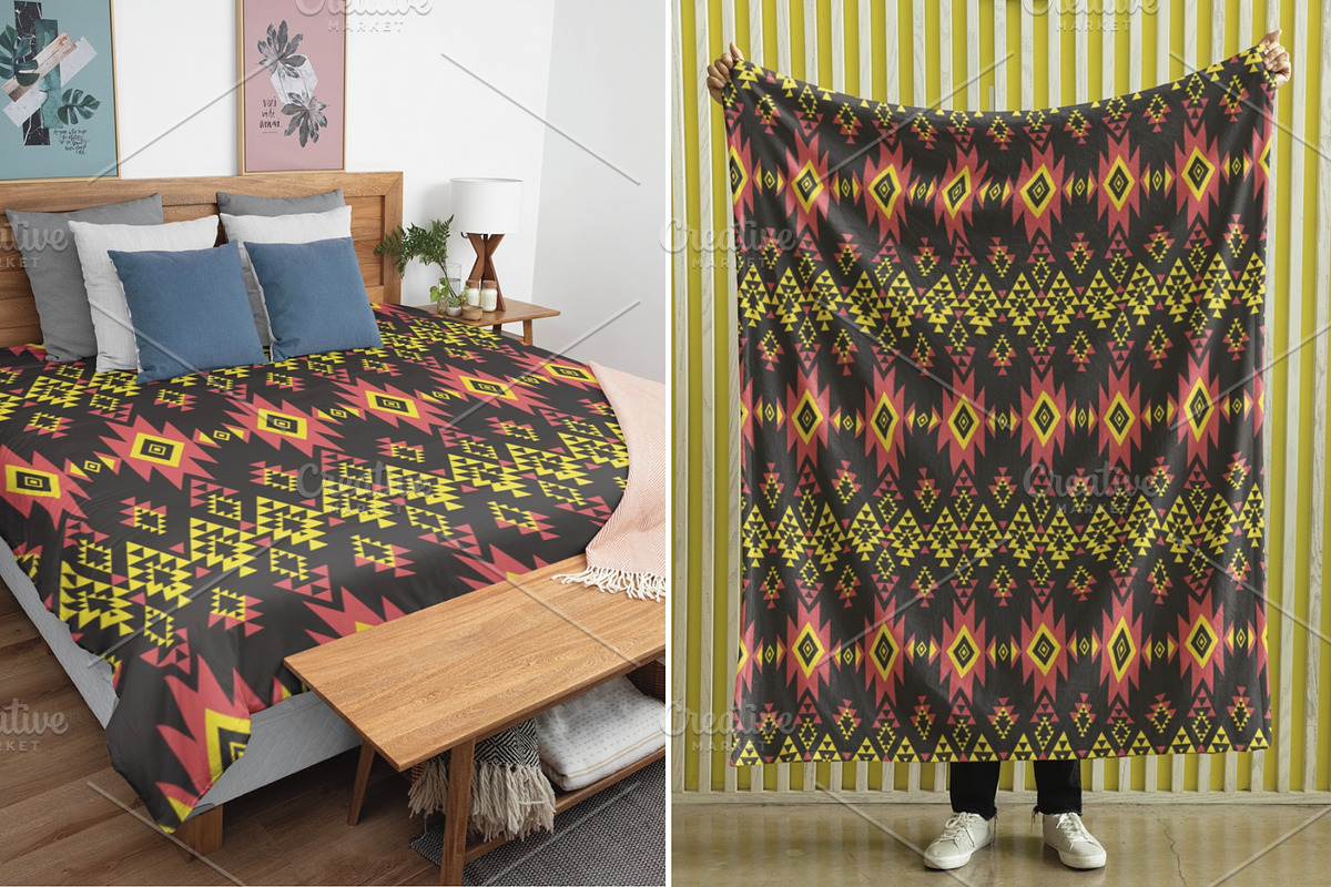Colorful Aztec Tribal Pattern, a Pattern Graphic by PPEthnicDecorPattern (Photo 3 of 9)
