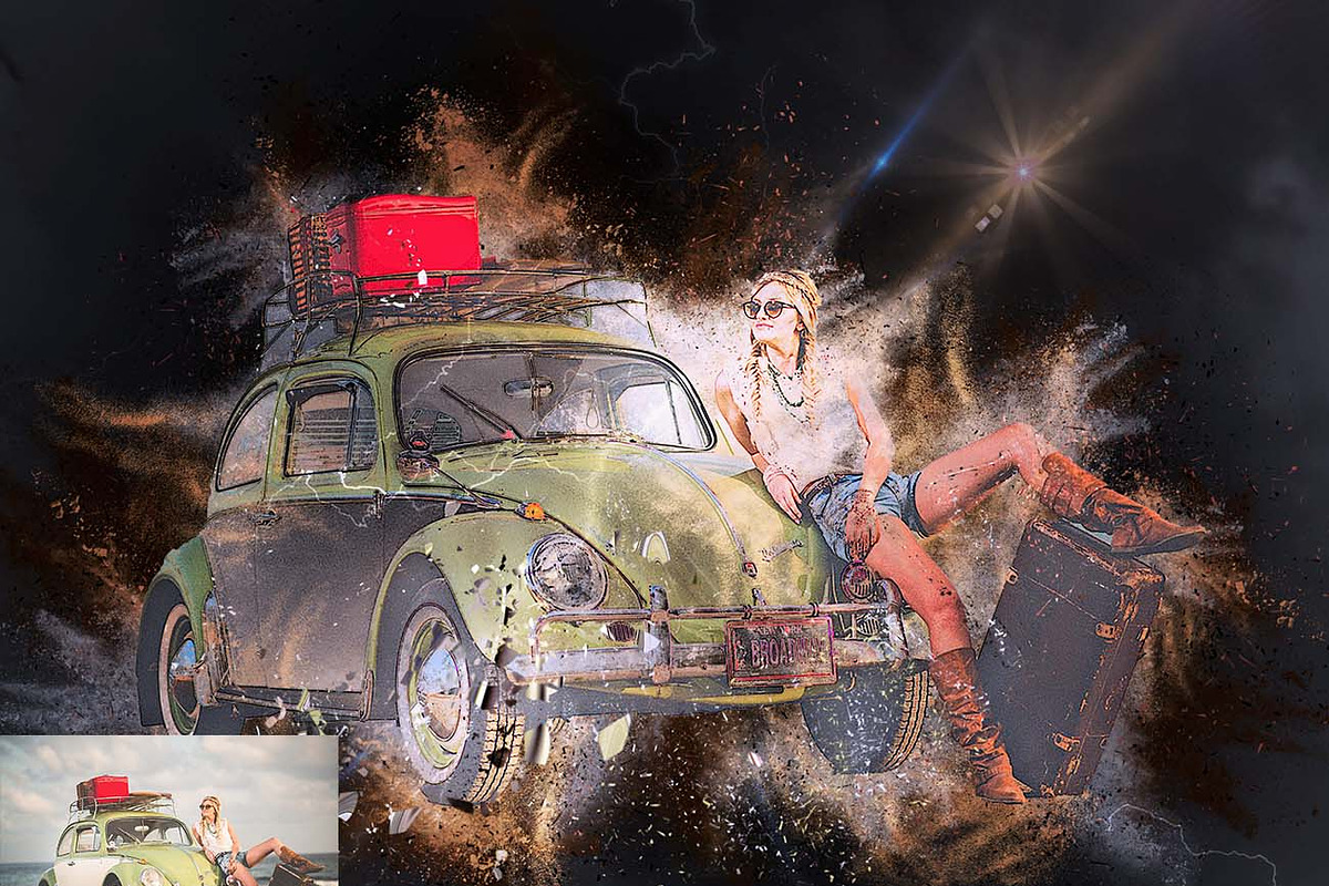Sandstorm Effect Photoshop Action, an Action Add-On by Studio Retouch (Photo 11 of 11)
