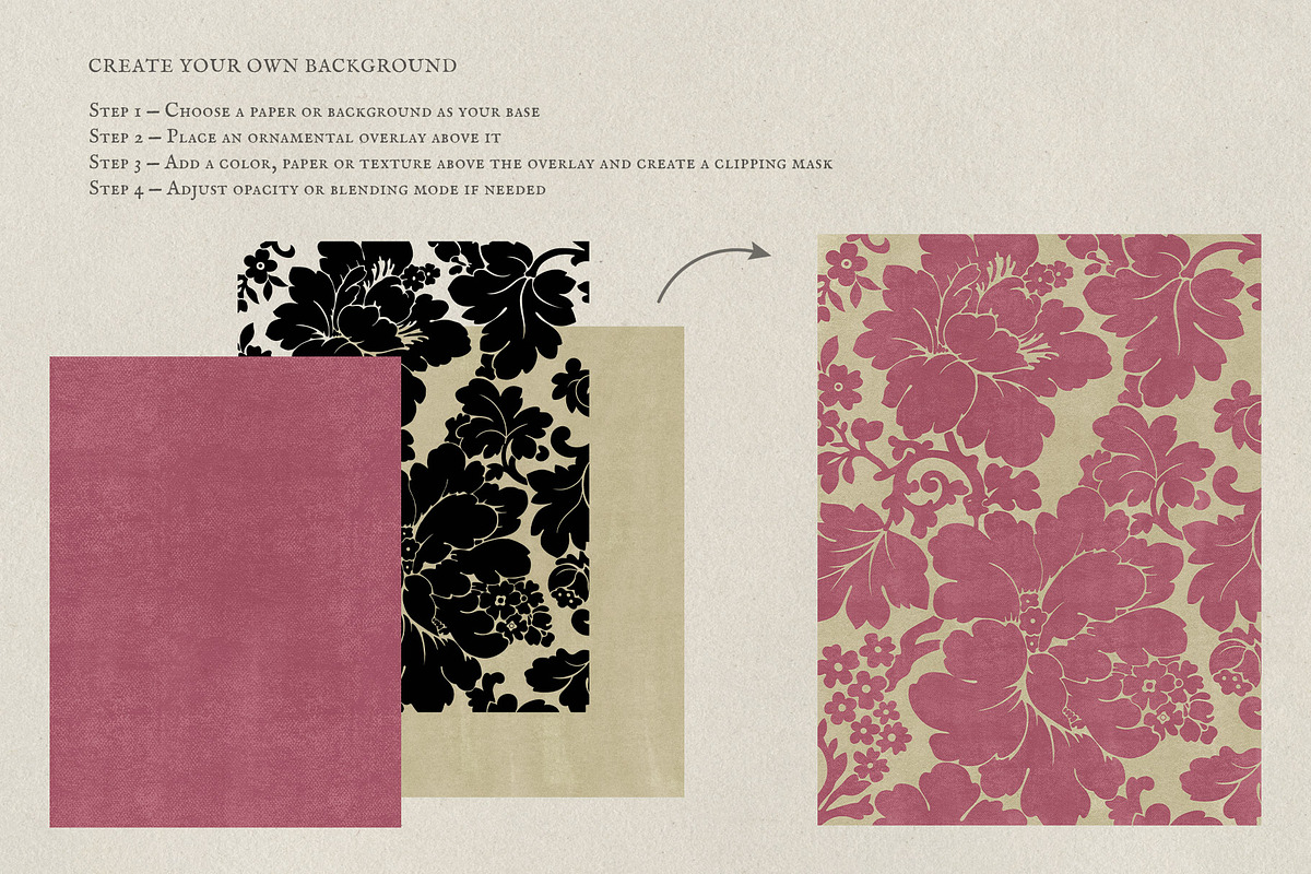 Garden Within: Vintage Floral Papers, a Texture Graphic by alonahaidash (Photo 25 of 27)