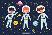 Cute Space Collection, an Animal Illustration by Gulnara Sabirova (Thumbnail 5 of 23)