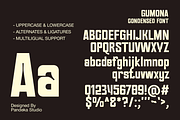 Gumona - Groovy Vintage Sans, a Sans Serif Font by Pandeka Studio (Thumbnail 9 of 9)