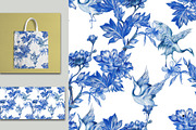 9 JPG/ Classic flower, Chinoiserie, a Pattern Graphic by Theraphosath (Thumbnail 8 of 12)