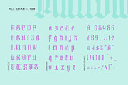 Milltown, a Blackletter Font by Vintage Division (Thumbnail 9 of 10)