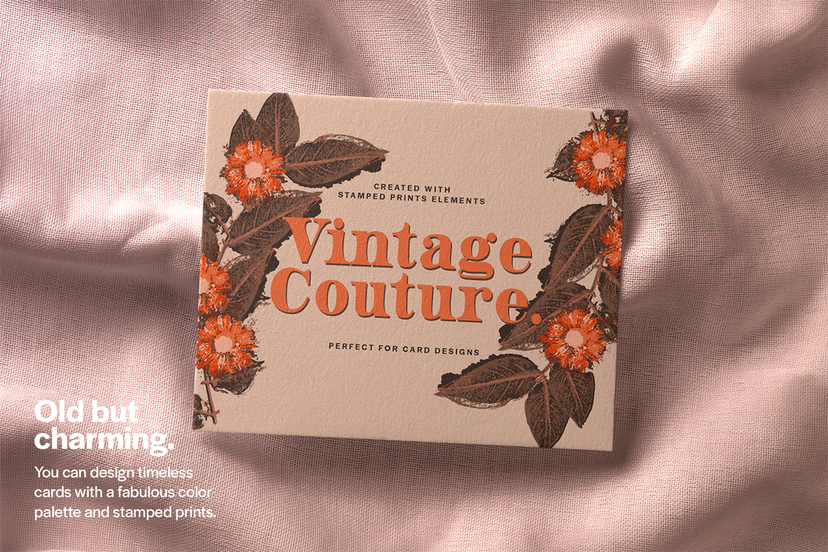 Stamped Prints of Leaves & Flowers, an Object Graphic by Yasir Ekinci (Photo 14 of 14)