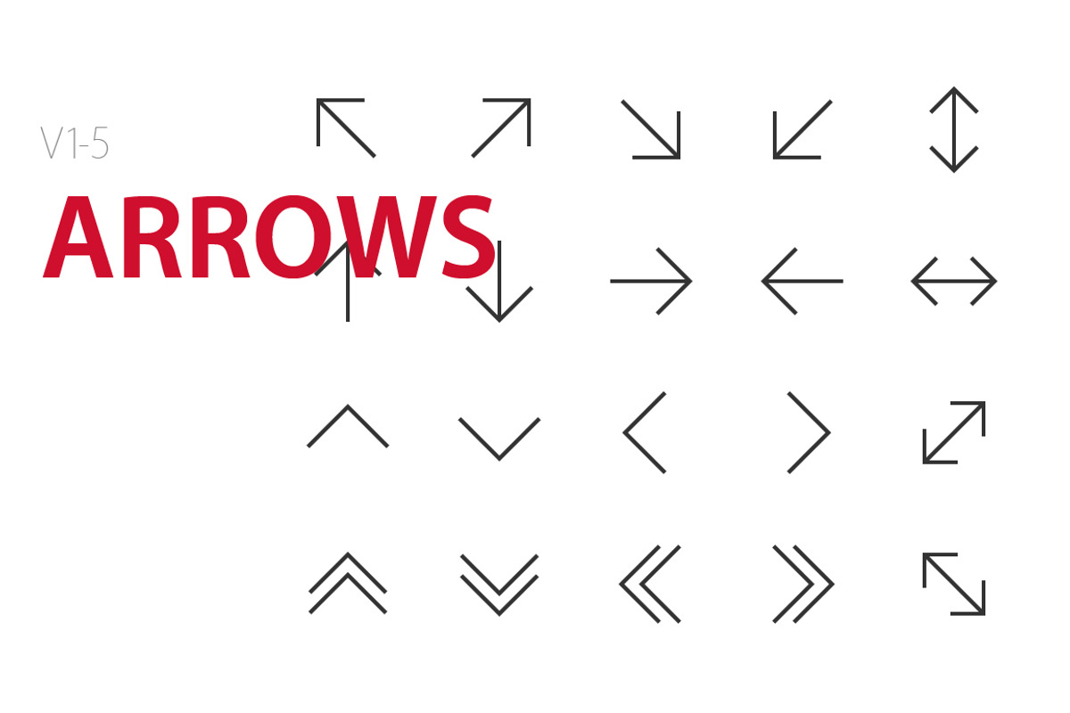 100 Arrows UI icons, an Outline Icon by Palau (Photo 1 of 6)