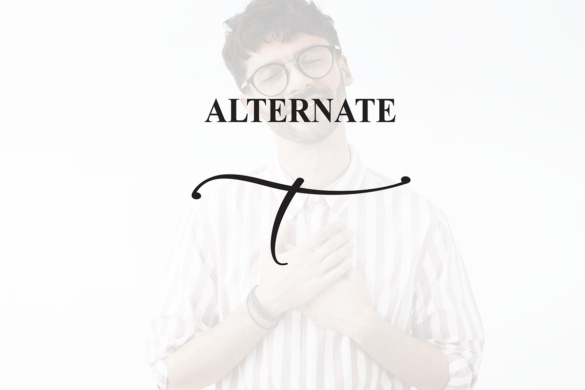 Grateful | Script Font, a Handwritten Font by Scratchones (Photo 8 of 9)
