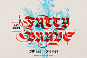 Blackther Typeface, a Blackletter Font by alit design (Thumbnail 8 of 20)