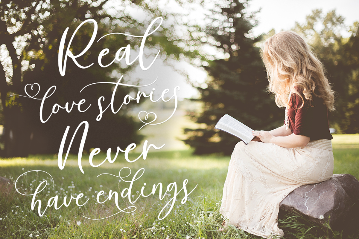 Milady, a Script Font by Larin Type Co. (Photo 9 of 11)