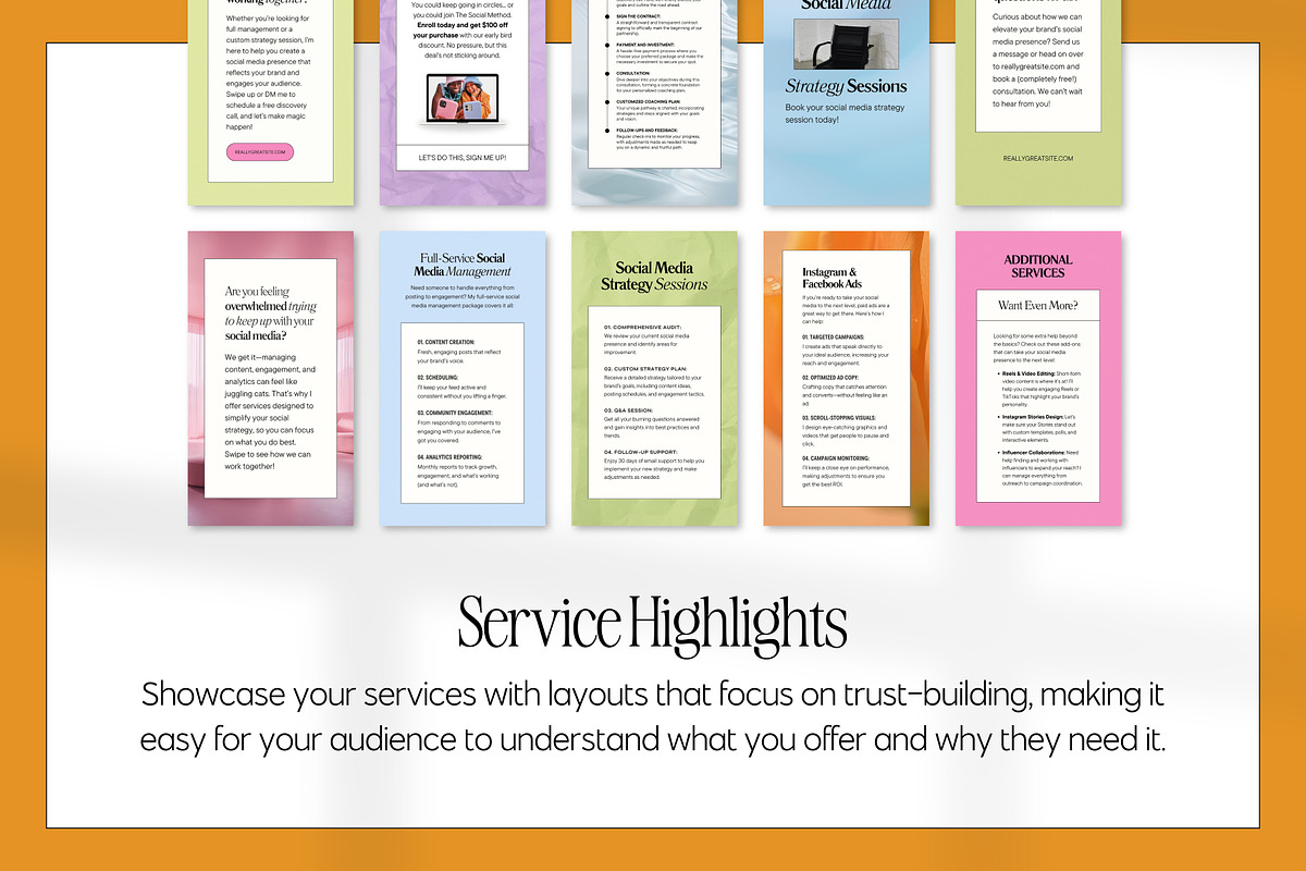 Instagram Story Templates Canva, a Social Media Template by Fallon Gerst (Photo 11 of 27)
