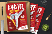 Karate Class Academy Flyer Template, a Flyer Template by Boostock (Thumbnail 2 of 6)