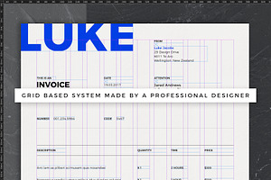 Invoice, Fee Proposal & Letter