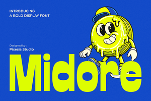 Midore - Bold Dislay Font