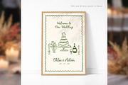 Wedding Welcome Sign Canva bd003, a Poster Template by TyphoonStudio (Thumbnail 5 of 9)
