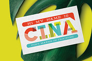Beach Towel Color Font, a Slab Serif Font by Anugraha Design (Thumbnail 7 of 8)