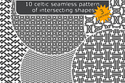 10 celtic patterns. Package 3, a Pattern Graphic by Guten Tag Vector (Thumbnail 3 of 3)