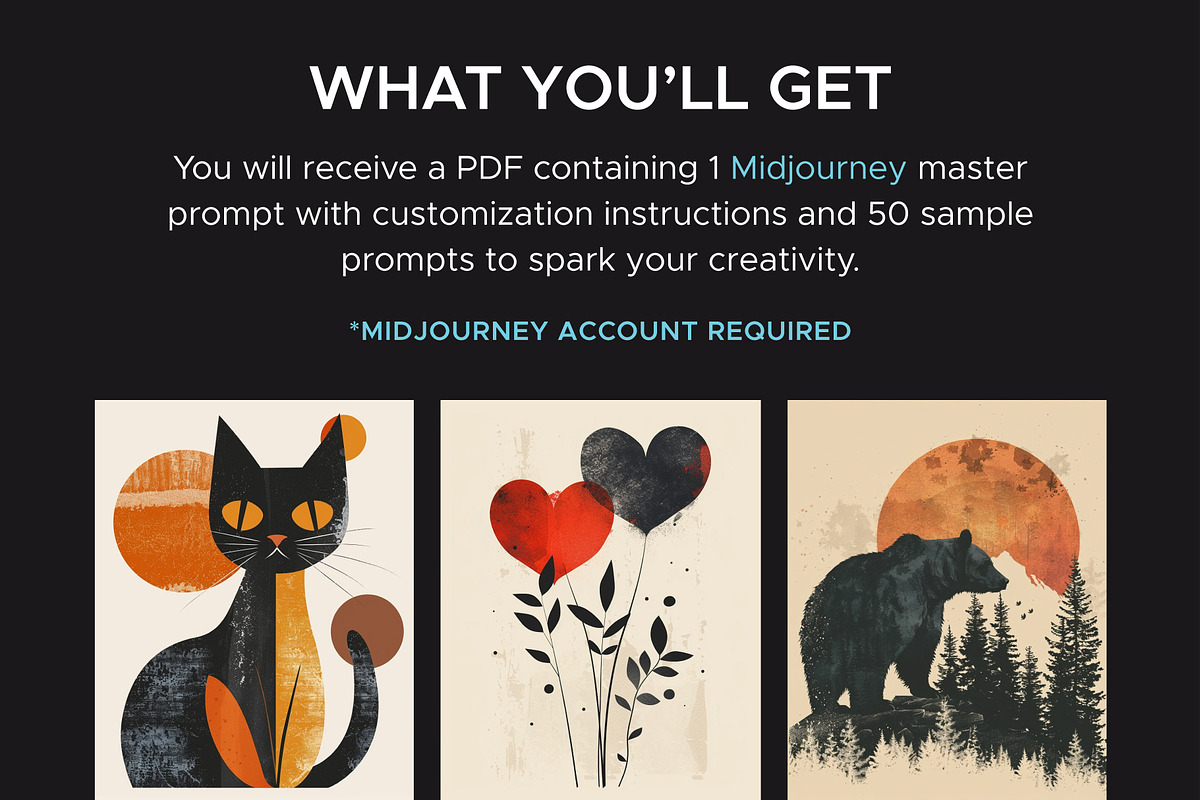 50 Scandinavian Art Prompts, an Object Graphic by MadeByAI Studio (Photo 2 of 5)