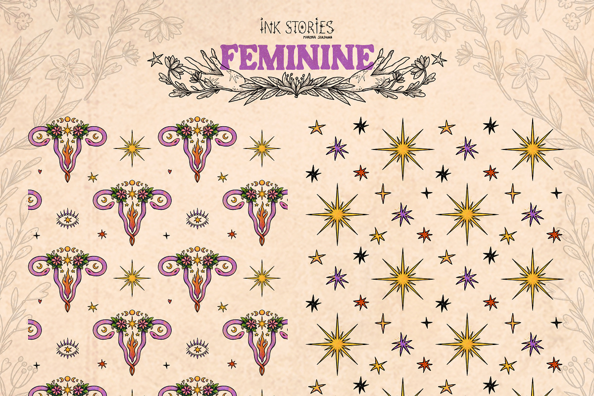 Feminine. Female Reproductive System, a Healthcare Illustration by Ink Stories (Photo 5 of 17)