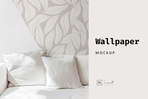 Light Minimalist Wallpaper Mockup