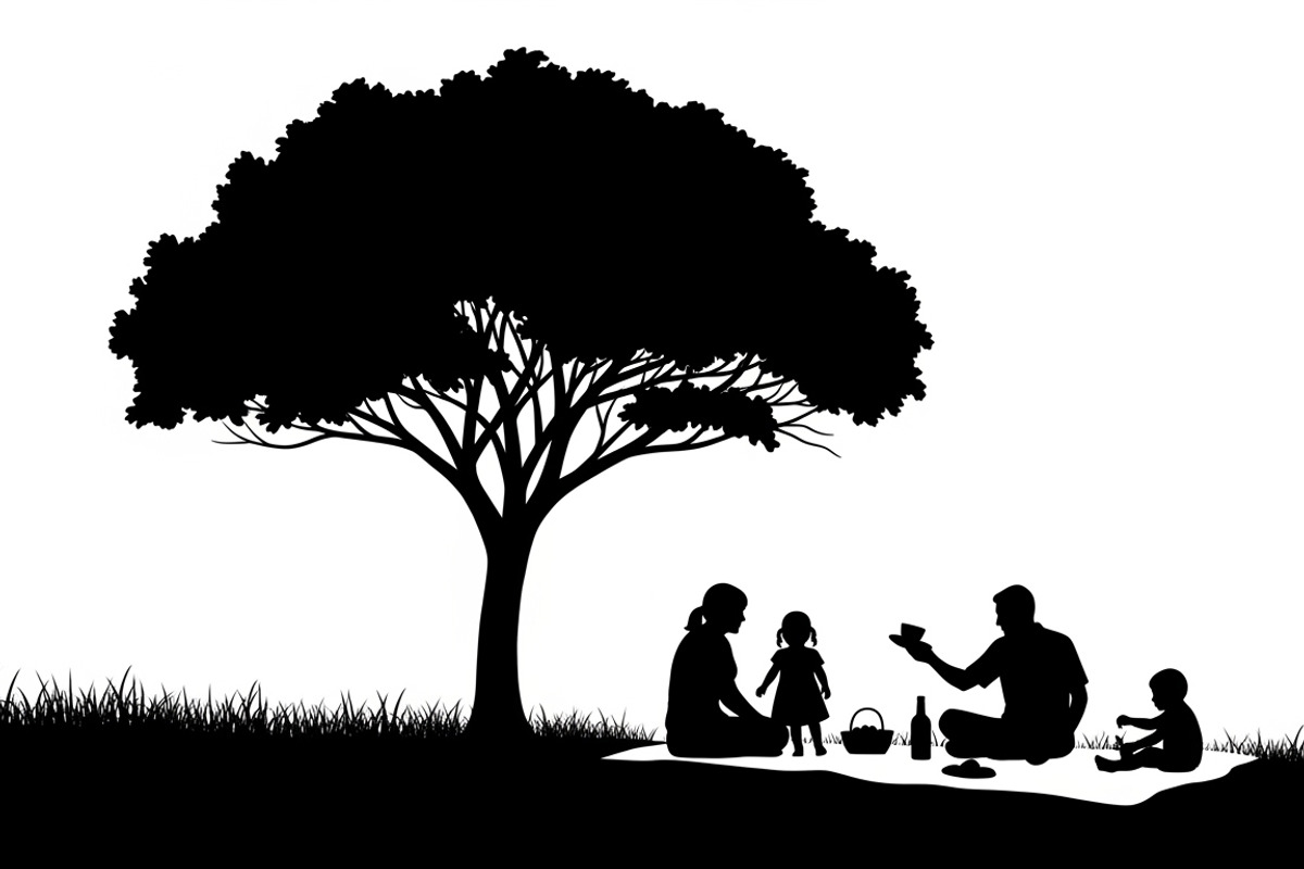 Charming summer picnic family, a Seasonal Illustration by Amazin_art (Photo 18 of 23)
