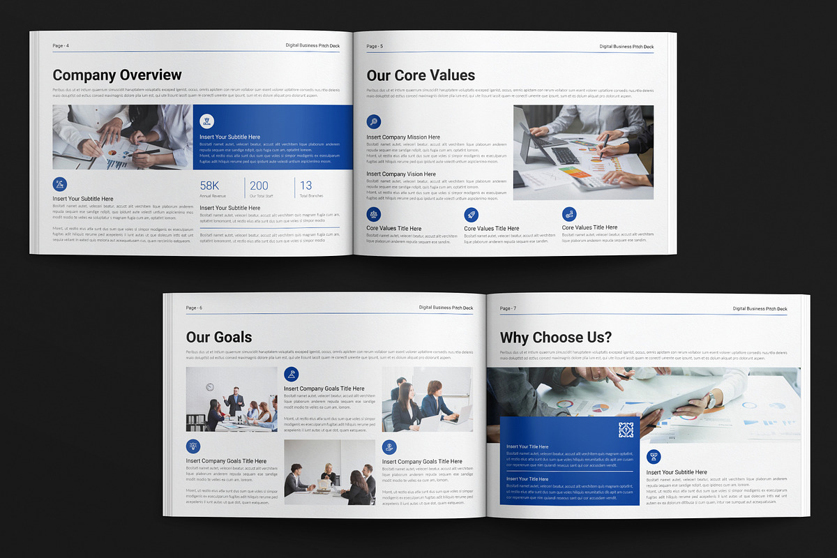 Digital Pitch Deck Landscape, a Brochure Template by E-Type (Photo 3 of 7)