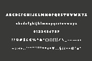 Cut Outs: A Sharp Edged Font, a Slab Serif Font by Britt Fabello (Thumbnail 5 of 6)